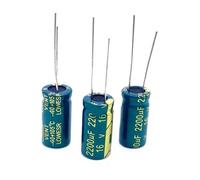 20pcs/lot H202 2200uf16V aluminum electrolytic capacitor size 10 * 20 16V 2200uf 20% AUOQKQUT