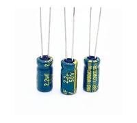 20pcs/lot high frequency low impedance 50v 2.2UF aluminum electrolytic capacitor size 5 * 11 2.2UF 20% NWPNLXEA