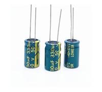 20pcs/lot high frequency low impedance 50v 330UF aluminum electrolytic capacitor size 10 * 17 330UF 20% NWPNLXEA
