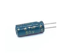 20pcs/lot high frequency low impedance 50v 4.7UF aluminum electrolytic capacitor size 5 * 11 4.7UF 20% NWPNLXEA