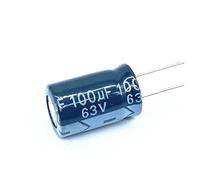 20pcs/lot high frequency low impedance 63v 100UF aluminum electrolytic capacitor size 8 * 12 100UF 20% NWPNLXEA