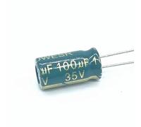 20pcs/lot Low ESR/Impedance high frequency 35v 100UF aluminum electrolytic capacitor size 6 * 12 MQXFCZUX