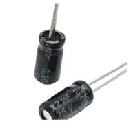 20pcs/lot P84 25V 22UF aluminum electrolytic capacitor size 4 * 7 22UF25V 20% EKFBQBGW