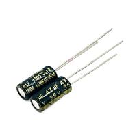 20pcs/lot S104 Low ESR/Impedance high frequency 35v 47UF aluminum electrolytic capacitor size 5 * 11 47UF35V 20% AUOQKQUT