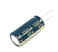 20pcs/lot T13 high frequency low impedance 63v 3300UF aluminum electrolytic capacitor size 18 * 40 3300UF 63v 20% NWPNLXEA