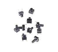 20PCS/lot Tactile Switch Momentary Tactile tact Push Button Switch 6x6x4.3/5/5.5/6/7/8/9/10/11mm- 25MM Switch 6x6mm NWPNLXEA(6x6x12mm)