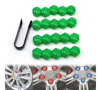 20pcs Lug Nut Covers Bolt Caps 17 19 21 mm Nut Covers with Removal Tool,Car Wheel Nut Caps Hexagonal Plastic Tire Bolt Caps for Most Car Lug Nut Caps (gray,20mm)