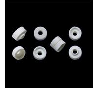 20Pcs M5 Femelle + mâle Rondelle en porcelaine blanche 5.2 * 15 * 6mm, Joints de bornes résistants aux chocs thermiques for moteur