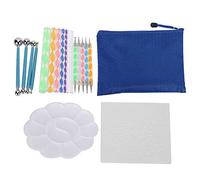 20Pcs Mandala Dotting Tools Set DIY Art Rock Dot Stencil Tray Painting Accessories
