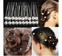 20PCS Mariage Femme Clip Pince Pic Barrette epingle a Cheveux Bijoux Perle Nacre