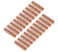 20pcs MB 15AK MIG Soudage Torche Pointe, Conseil de Contact, Soudure Pointe de Tube en Cuivre, Torche de Soudage, Gaz Accessoires de Pistole(0.8mm)
