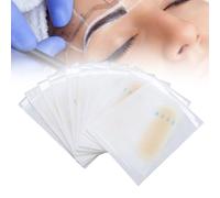 20pcs Patchs de Transfert de Fronts Slicone Autocollants de Sourcils en Silicone pour la Pratique du Salon, Idéal pour les Débutants pour Maîtriser les Compétences de Mise en