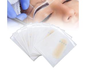 20pcs Patchs de Transfert de Fronts Slicone Autocollants de Sourcils en Silicone pour la Pratique du Salon, Idéal pour les Débutants pour Maîtriser les Compétences de Mise en