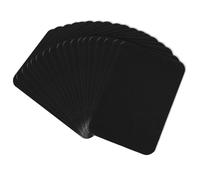 20Pcs Patchs Thermocollants Noirs de Réparation,Patchs Tissu Thermocollant Jean, Taille 7,5 x 10,5 cm, Patchs à Repasser en Tissu Thermocollant, pour Réparation Jeans, T-Shirts, Vêtements