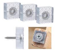 20PCS Patins antidérapants en Caoutchouc de,Patins Protection Pied Jambe Meubles Forme carrée pour Chaise, canapé, Patin de Chaise carrés pour réduire Le Bruit