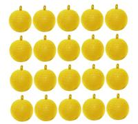 20pcs Piège à mouches fruitiers collante, 3 pouces Piège à mouche de fruits collants, capteur d'insectes extérieur pour pots fleurs, balcons, chantiers, vergers, pièges jaunes pour moucherons de pl