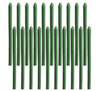 20pcs Plant Stakes en Plastique enveloppe en Acier Creux en Acier Creux Plante de Support des Plantes pour Pivoine Amaryllis Marigold Coreopsis Tomate Seedling Sapling