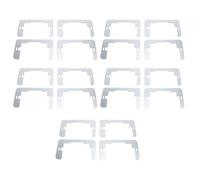 20pcs plaque murale Spacer Plaque de mise à niveau du dispositif à ajustement en acier à plate-forme zinc pour fixation