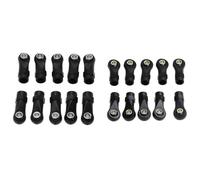20Pcs Plastic M4 Rod End Link Linkage Balls Joint for 1/10 RC Car Crawler Axial SCx10 II 90046 TRx4,C & A