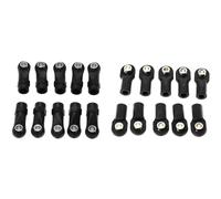 20Pcs Plastic M4 Rod End Link Linkage Balls Joint for 1/10 RC Car Crawler Axial SCx10 II 90046 TRx4,B & A