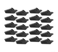 20pcs Plastic Tarp Clips Crocodile Clamp 20pcs Plastic Tarp Clips(10pcs) | 20-pack , crocodile tooth design, strong bite force, windproof fixation, black plastic