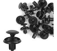 20pcs Plastique Noir Retenue Aile Type Pousser Clips 91512-SX0-003