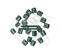 20pcs Polyester film capacitor 100V 120nF 150nF 220nF 330nF 470nF 2A124J 2A154J 2A224J 2A334J 2A474J AUOQKQUT(2A224J 220NF 100V)