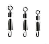 20pcs Quick-Change Carp Fishing Connectors 14-16mm(S) | Quick-change system, pour swift hook replacement, no line damage, ideal for carp fishing, efficient setup