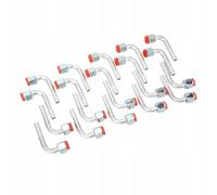 20pcs Raccord Cannelé Écrou Coudé A 90 Degrés