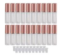 20pcs Refill Empty Tubes Containers For Diy Lip Gloss Balm/cosmetic (rose)