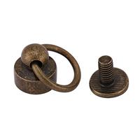 20pcs Rivets Attaches Chaîne Sac Vis 8mm 4 Couleurs Bricolage Cuir Artisanat Bourse Téléphone Cas (Bronze)