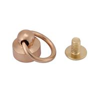 20pcs Rivets Attaches Chaîne Sac Vis 8mm 4 Couleurs Bricolage Cuir Artisanat Bourse Téléphone Cas (Gold)