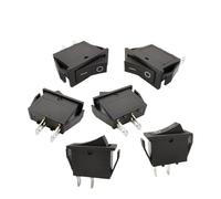 20Pcs Rocker Switches 2 Pin 16A/250V 20A/125V AC Power ON-OFF Rocker Switch 2 Position Boat Electricial Equipment Switch NWPNLXEA