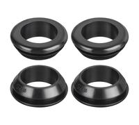 20pcs Rubber Grommets 25mm Diameter Mounting for 20mm Inner Diameter Rubber Hole Plugs for Firewall Cable Protection Cables Black