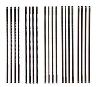 20pcs Scroll Saw Blades 10/15/18/21/24 Teeth Scroll Saw Accessories Steel Carbon Steel Saw Blades for Wood Plastic Foam Soft Metals