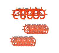 20pcs Set Cow Nose Rings Farm Livestock Animal Weaners Red Plastic Weaning Tools for Calf Cattle Prevention