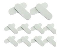 20pcs / Set Rectangle Plastique Argent Polissage Bâton De Polissage Double Face Barres De Polissage pour Bijoux