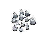20pcs SMD 50V 35V 25V 16V 10V 100UF 220UF 47UF 33UF 22UF 10UF 4.7UF 2.2UF 1UF Aluminum Electrolytic Capacitor AUOQKQUT(25V 47UF)