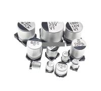 20pcs SMD aluminum electrolytic capacitor 100UF 10V 16V 25V 35V 50V 63V 100V SMD SMD AUOQKQUT(16V 6.3x5.4MM 20pcs)