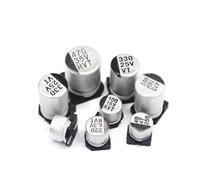 20pcs SMD Electrolytic capacitor aluminum 6.3V 10V 16V 25V 35V 50V 1UF 2.2UF 4.7UF 10UF 47UF 100UF 220UF 330UF 470UF 680UF AUOQKQUT(10V 470UF)