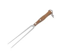 20pcs Solid Wood Handle Stainless Steel Barbecue Fork Pour Grillades
