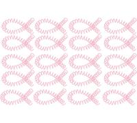 20Pcs Spiral Binding Coils 30 Sheet ABS Plastic Spiral Binding Spines for Stationery Work Pink (Bobines de reliure à spirale 30 feuilles en plastique ABS pour la papeterie)