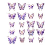 20pcs Stickers Muraux Papillon - Décoration Artistique en Papier, Design Élégant | Ensemble de Papillons Imprimables à Découper, Parfait pour Personnaliser Vos Espaces de Vie Facile