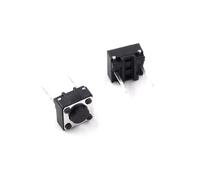 20Pcs Tactile Switch Momentary Tact 6x6x4.3/5/6/7/8/9/10mm 6 * 6 * 4.3mm 5mm 6mm 7mm 8mm 9mm 10mm Middle pin 2pins NWPNLXEA(6x6x4.3mm)