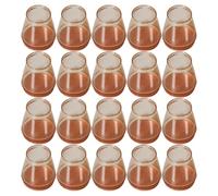20Pcs Thickened Soft Felt Furniture Leg Cover Pad Chair Leg Protectors Furniture Pad Soft Caps for Hardwood Floor No Noise and No Scratches