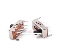 20Pcs Toggle switch SS24D02G4 SS24D02VG4 12Pin 2P4T Slide Switch Handle High 4MM NWPNLXEA