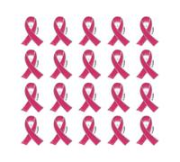 20Pcs Versatile Ribbon Brooch Pins for Fundraising Event Stylish Volunteer Jewelry Gift Safety Corsage Pins Charity Event Accessories