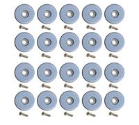 20pcs Vis Pratique Sur Des Meubles En Plastique Déménateurs De La Chaise Clissiers Jambe Réutilisables Protégeurs Pour Les Silents Bois Glisse Les Curseurs Meubles Avec Vis
