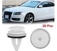 20pcs Voiture Plastique Blanc Retenue Rivet Attache Clips 51418224768
