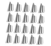 20Pièces Acier Inoxydable pour Cuisine Outils de Protection des Ongles pour Éplucher Décortiquer Hacher Fruits